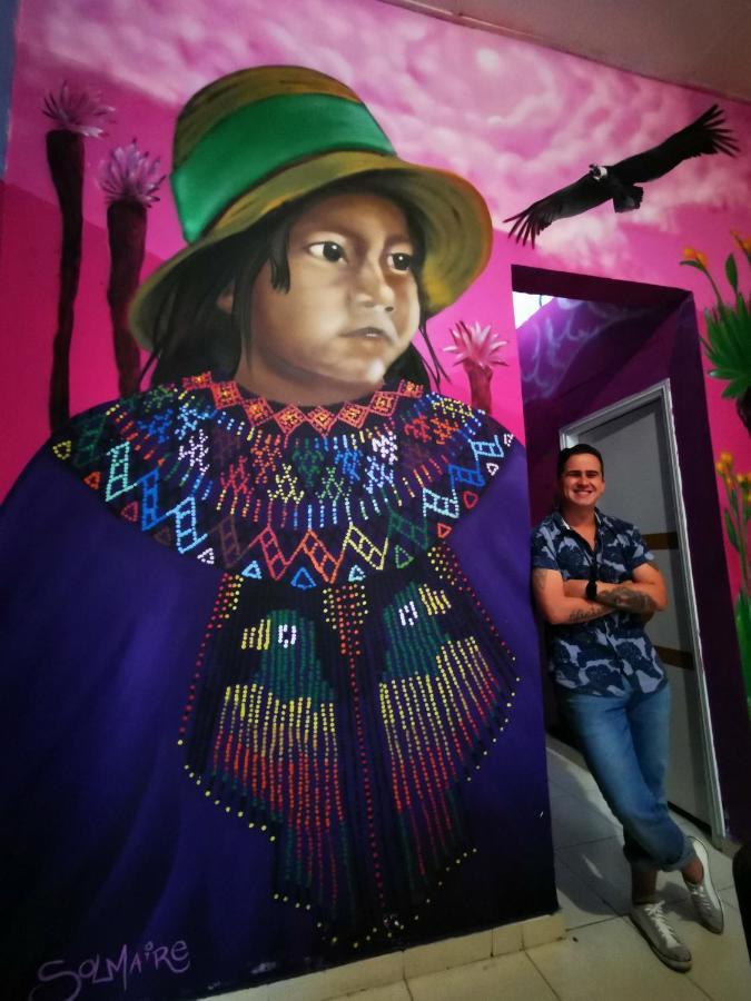 Lienzo Hostel And Mural Art Museum Popayan Exterior photo